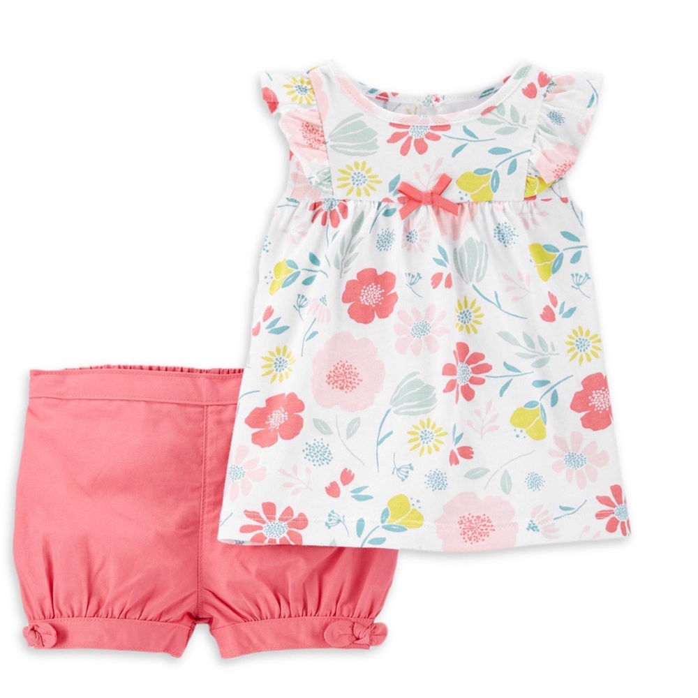 🆕 Child of Mine by Carter’s Floral Short Set